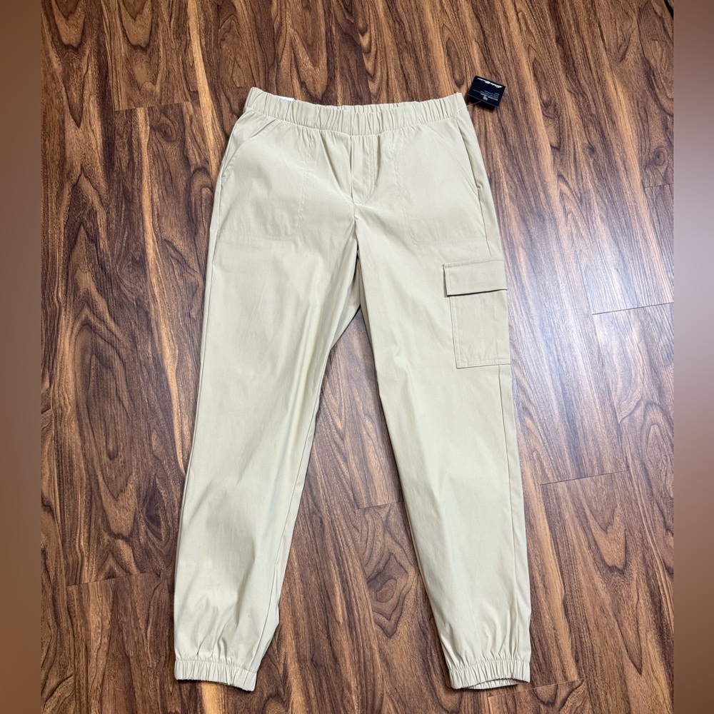 Beige Cargo Jogger Pants NWT